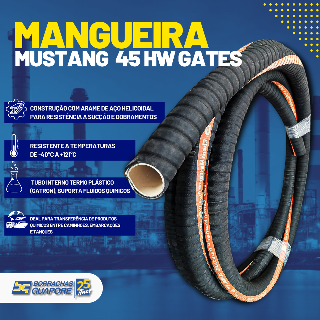 MANGUEIRA MUSTANG 45HW  GATES